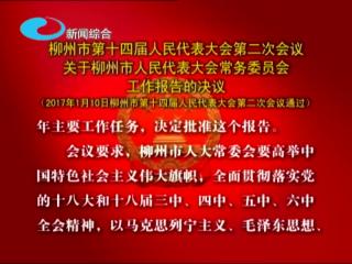 柳州市第十四届人民代表大会第二次会议关于柳州市人民代表大会常务委员会工作报告的决议